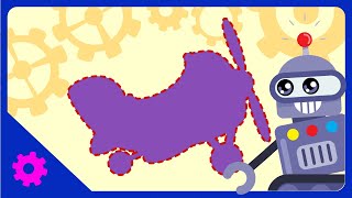 Lottie Dottie Mini | Robot Factory - Airplane | Kids Cartoons