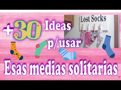 +30 Ideas p/usar las medias/soquetes que quedan s/pareja (#muñecos )