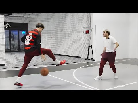 Tota vs N3on In 1v1 Basketball..