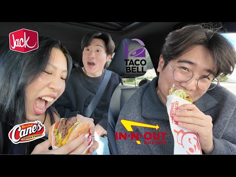 LETTING THE PERSON IN FRONT OF US DECIDE WHAT WE EAT!!!