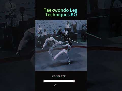 Master taekwondo leg techniques for knockouts #boxing #fighting #kungfu