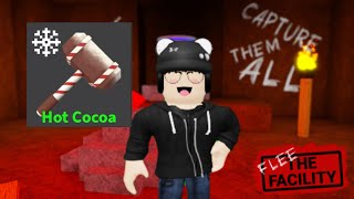 Testando a marreta Hot Cocoa-Roblox(Flee the facility)