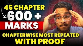45 Chapters = 600+ Marks || NEET High Yield Chapters | Last Month Strategy NEET 2024 | Do or Die