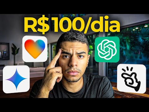 5 Maneiras GRATUITAS de Ganhar Dinheiro na Internet com IA - Ganhe R$100 por dia