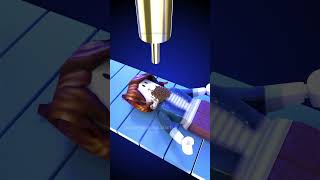 Bacon girl VS Super Mario  #animation #supermariobros 🥓👧◀