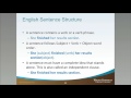 Understanding Sentence Structure Components