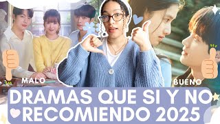 👀 DRAMAS QUE SI & NO RECOMIENDO DEL 2025 PARTE 2 | Melidrama ♡