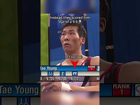 One of the biggest Olympic controversies EVER!😳 #gymnastics #sports #olympics