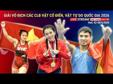 🔴🤼 3/5 Trực Tiếp VẬT NỮ CHUNG KẾT Giải VĐ Các CLB Vật Cổ Điển, Vật Tự Do Quốc Gia 2026.
