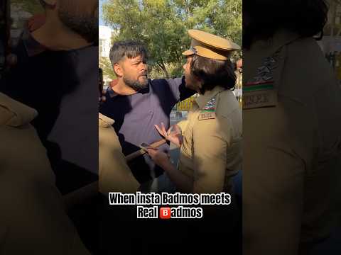 That viral clip on our feed | Online Badmos Vs Police #shorts #viralshorts #funny #comedy