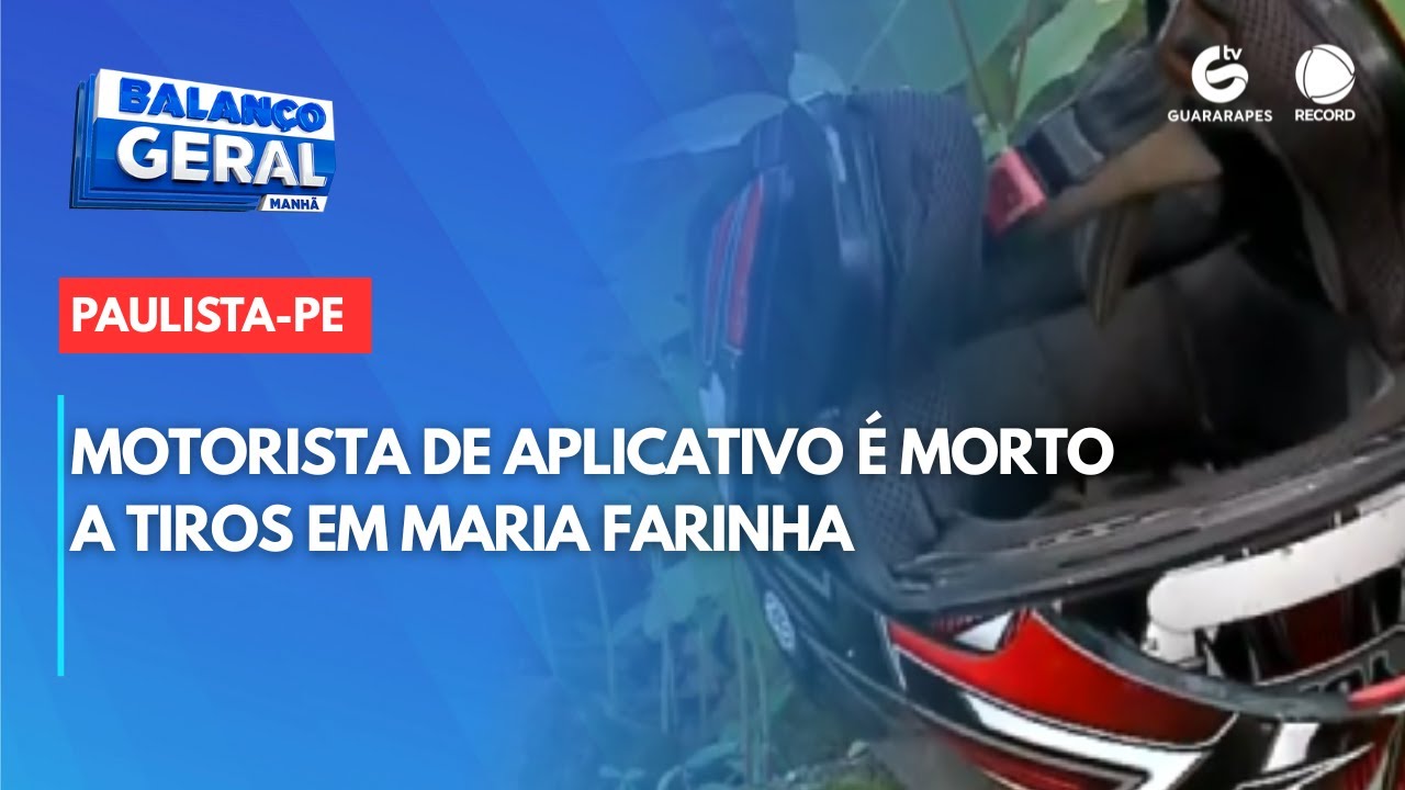 Motorista de aplicativo é morto a tiros em Maria Farinha