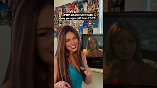 POV: An interview with my younger self from the #early2000s! #millennials #nostalgia