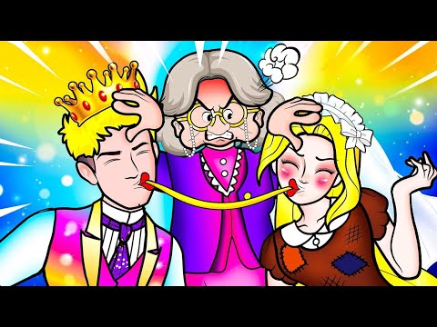 [🐾paper diy🐾] Poor Rapunzel & Rich Prince’s Magical Wedding vs Grumpy Grandma! - Rapunzel Family