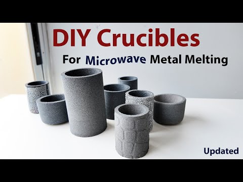 How to Make Your Own Crucibles (for microwave metal melting)