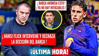 🚨BOMBAZO HANSI FLICK DECISIÓN DEJÁ TODO SHOCK 😱 VENTAS NADIE ESPERABA 🔥 BARÇA FERMÍN LÓPEZ RESPONDE