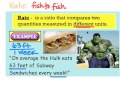 Exploring Ratios, Rates, and Proportions