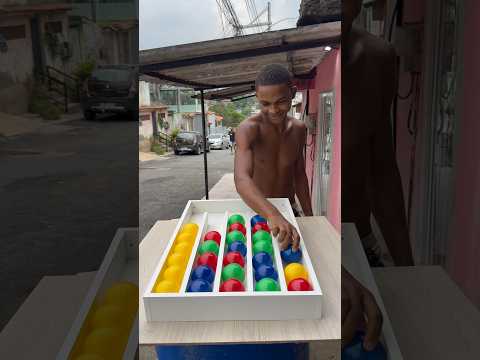 Jogo das bolinhas coloridas #brincadeira #jogos