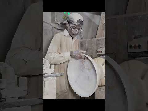 Marble Bowl Making  #manufacturing