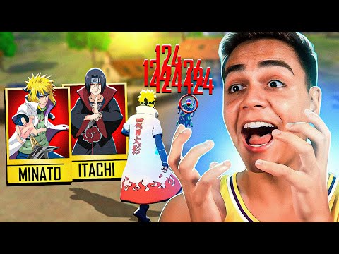 FREITAS SE IMPRESSIONOU AO VER MINATO E ITACHI NO FREE FIRE! CAPÍTULO II DE NARUTO!