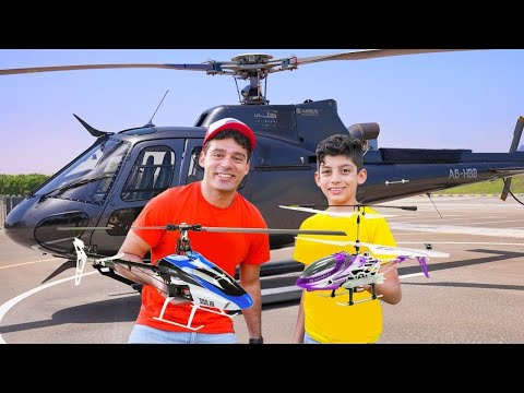 Jason हेलीकॉप्टर और विमान के साथ खेलते हैं ✈️ बच्चों के लिए मजेदार चुनौती