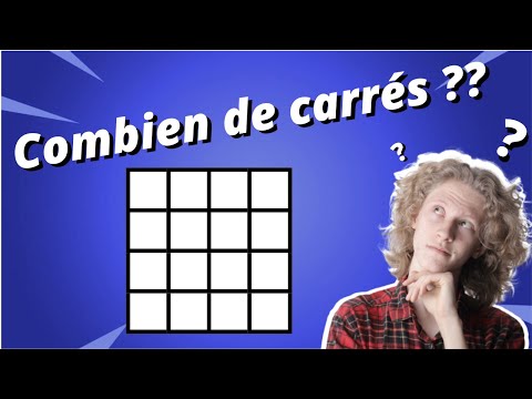 Nombre de carrés dans un quadrillage :   formule et démonstration - Grand Oral