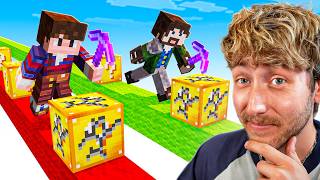 Minecraft Lucky Block Race VS Duncan!