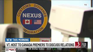 YouTube video thumbnail: Vt. to Host Canada and New England Leaders to Discuss Relations