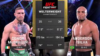 Conor McGregor vs Anderson Silva Full Fight - UFC 5 Fight Night