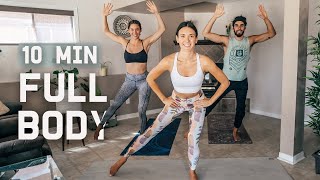 10 MIN HOME HIIT WORKOUT | No equipment, No noise, No impact