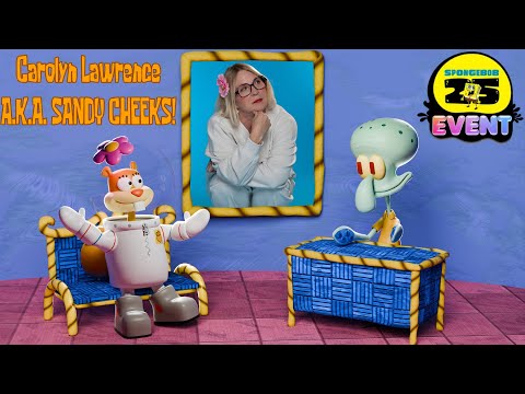 I Interviewed the VOICE of Sandy Cheeks CAROLYN LAWRENCE! | Squidward Chat