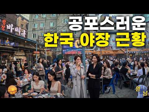 공포스럽다는 한국 종로 야장 직접 가봤습니다