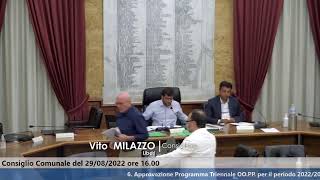 Consiglio Comunale Marsala - Seduta del giorno 29/08/2022