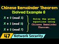 Chinese Remainder Theorem Concepts