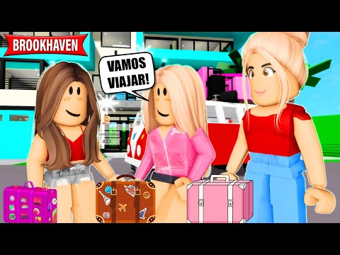 LEVEI A MINHA MELHOR AMIGA NA VIAGEM DE FÉRIAS E ELA SE PERDEU | Historinhas Brookhaven RP | Roblox