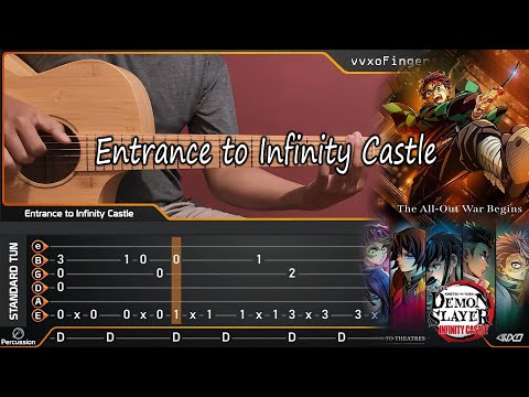 Muzan vs Hashira | Entrance to Infinity Castle | Demon Slayer S4 E8 | 鬼滅の刃 OST - Fingerstyle Guitar