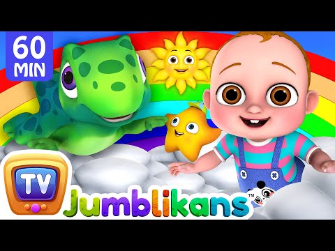 Sky Song Nursery Rhyme with Jumblikans Dinosaurs + More ChuChuTV Toddler Learning Videos