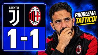 🚨 IL NUOVO MILAN HA UN PROBLEMA TATTICO! | Juventus 1-1 Milan