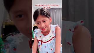 bé Kiến lo lắng môn toán lớp 5 ko đạt điểm A