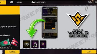 FFWS 2025 redeem code rewards confirm 🎁 || Ffws 2025 event free rewards 😍