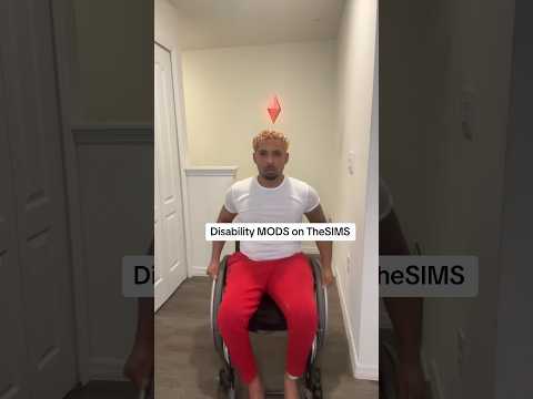 DISABILITY MODS ON THE SIMS #thesims4 #fypage #wheelchair #vvia alvideo ia