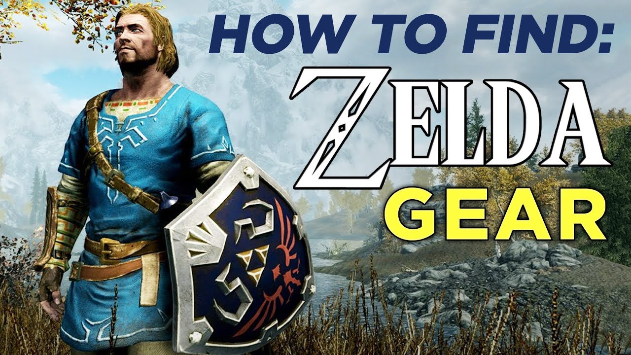 How To Find ZELDA Items In SKYRIM on Switch!