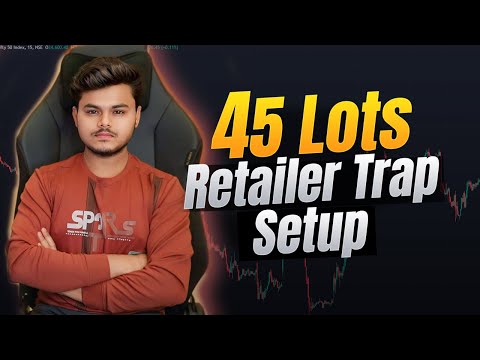 Intraday Live Trade || Advance Retailers Trapping Setup Findout || 45 LOTS managements