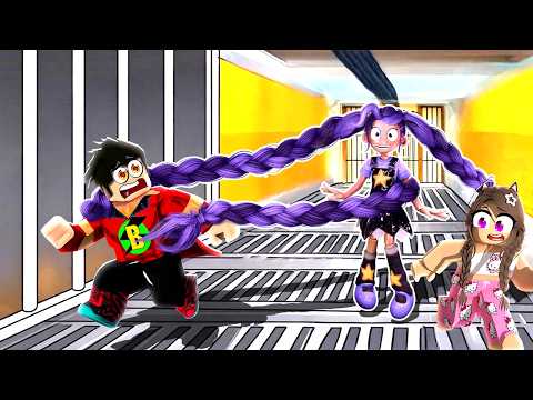 Babi ile Lily Love Braids Hapishanesinden kaçtık 😂 ROBLOX