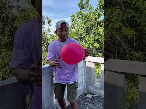 Bapak gak bisa tiup balon