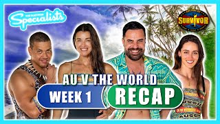Survivor AU V The World Week 1 Recap | (Episodes 1, 2, & 3)