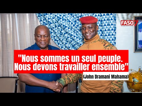 Tête-à-tête entre John Dramani Mahama et le Capitaine Ibrahim Traoré