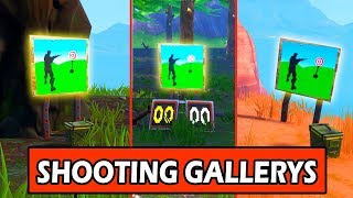 Fortnite Shooting Gallery Videos Infinitube - shooting gallery locations at wailing woods retail row paradise palms fortnite week 10