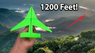 How to Make a Paper Airplane that Flies Far 10000 Feet | Paper airplanes that fly far 