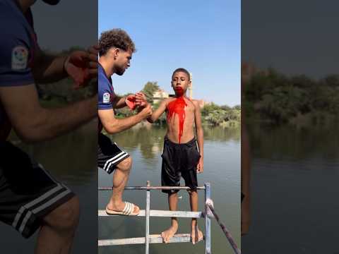 كواليس الافريقي وهو بيشرب دم 🥲😂#shorts #short