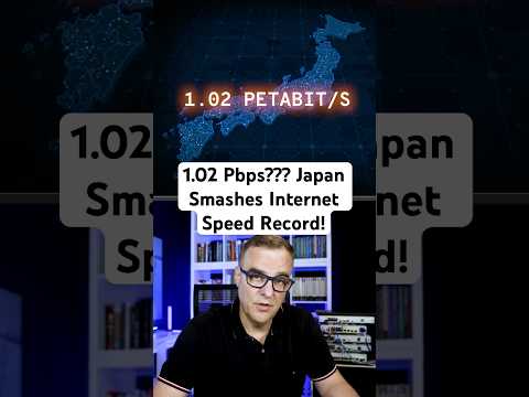Japan just melted the internet speed record